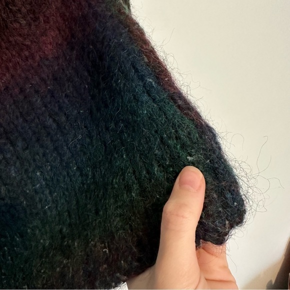 Topman knitwear ombré goat hair sweater - Picture 13 of 14